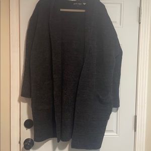 like new barefoot dreams hooded cardi XL